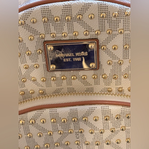 Michael Kors Studded Jet Set Backpack - Picture 9 of 10